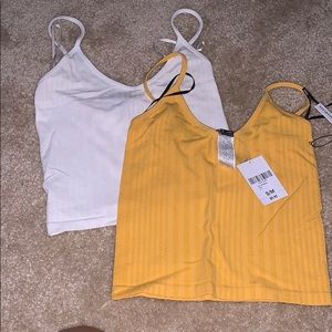 Two Forever 21 Seamless Tanks